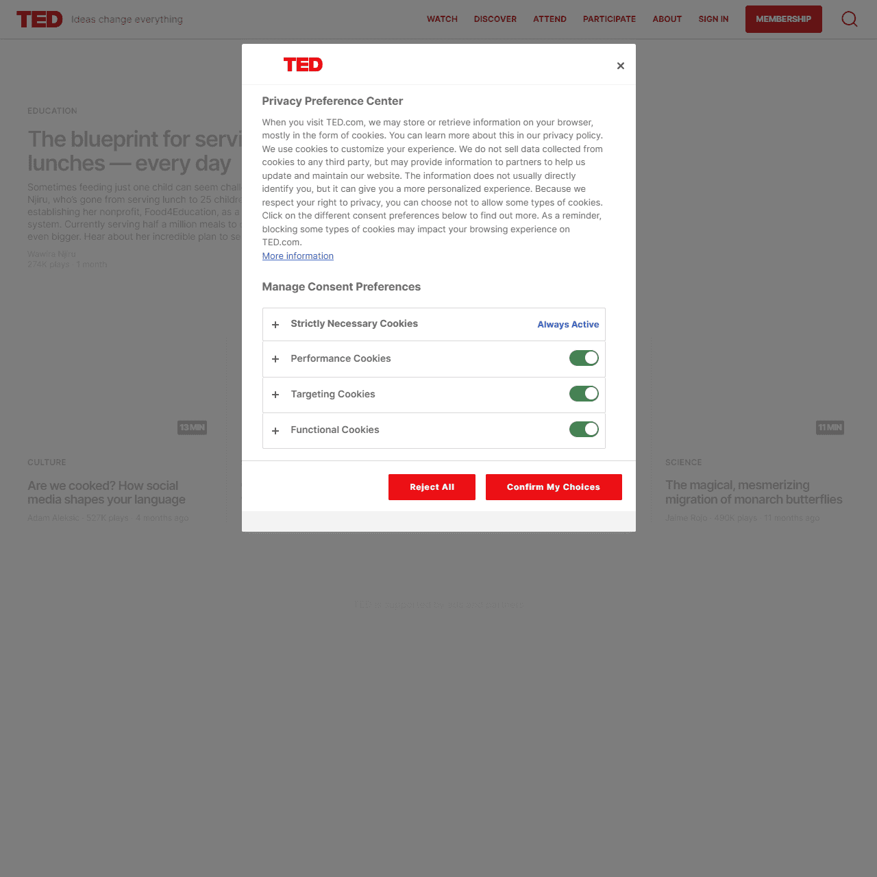 TED: Ideas change everything