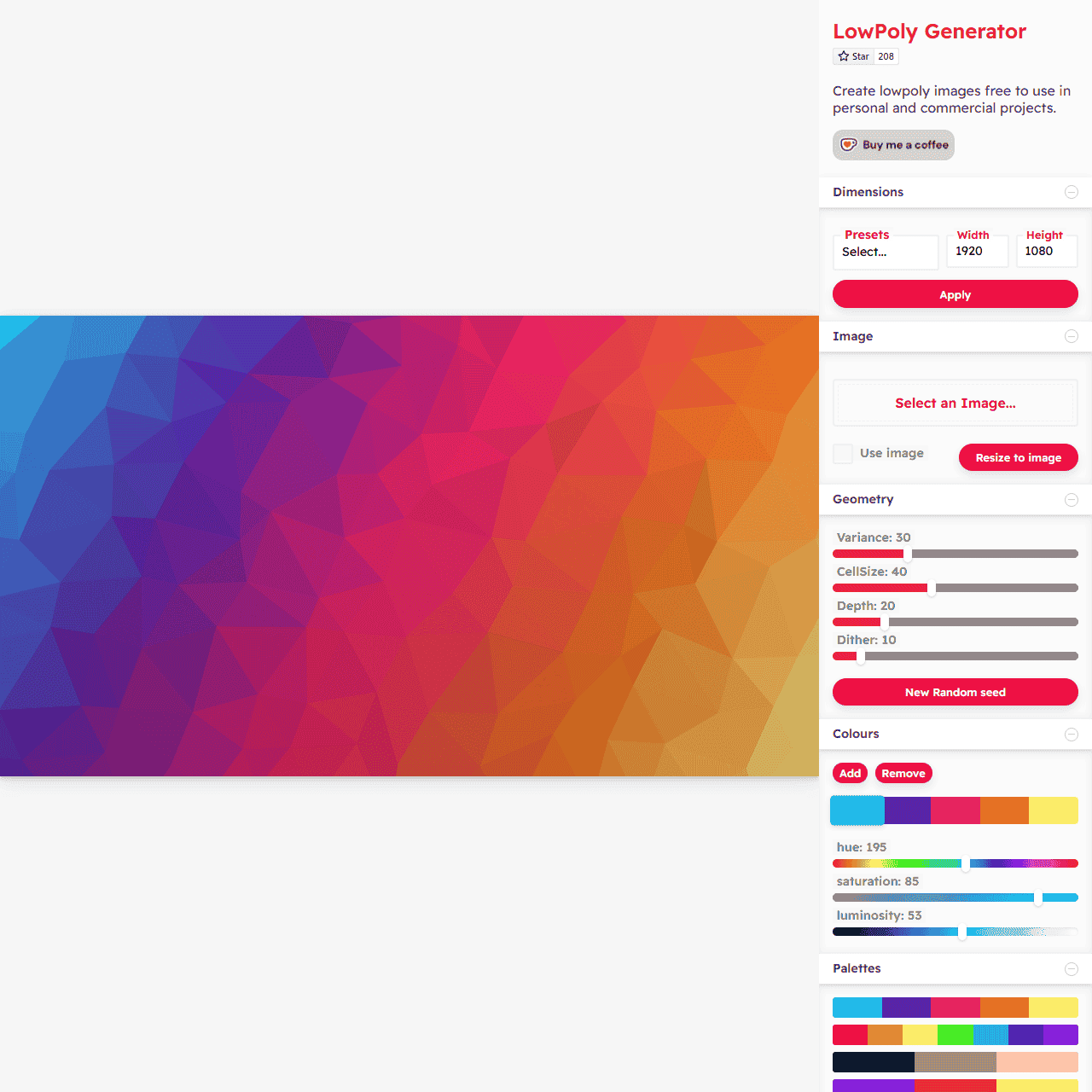 Low Poly Generator